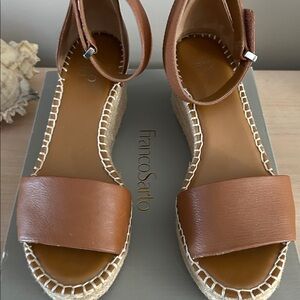 Franco Sarto Tan Wedge Sandals